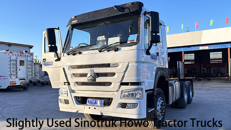 Camiones tractores Sinotruk Howo 6x4 ligeramente usados de 380 HP en venta en Guyana