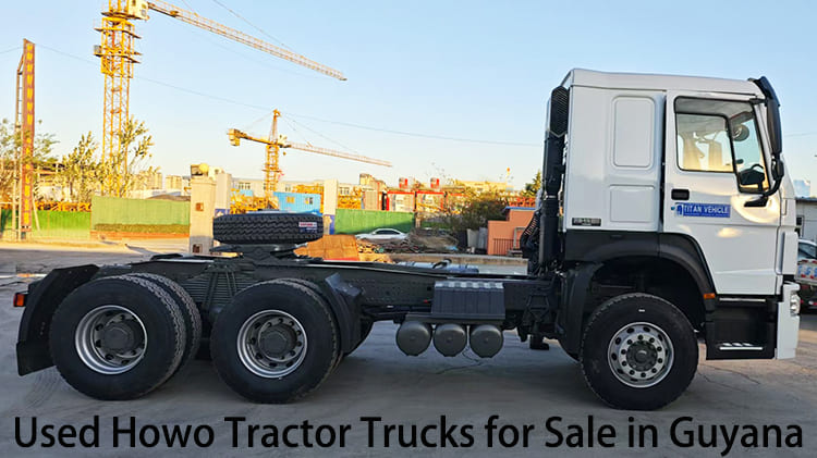 Camiones tractores Sinotruk Howo 6x4 ligeramente usados de 380 HP en venta en Guyana