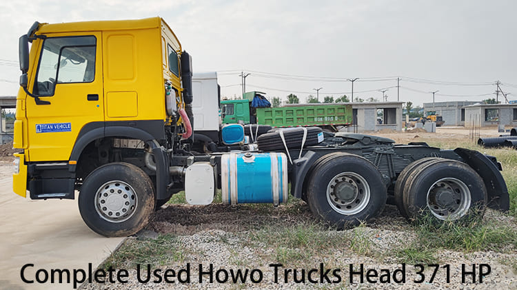 Cabezal de camión Howo usado completo con volante a la derecha, 371 HP, en venta en Guyana