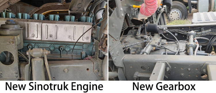 Cabezal de camión Howo usado completo con volante a la derecha, 371 HP, en venta en Guyana