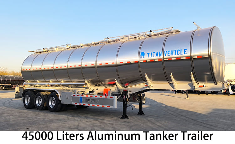 Remolques cisterna de aluminio de 45000 litros a la venta en Panamá