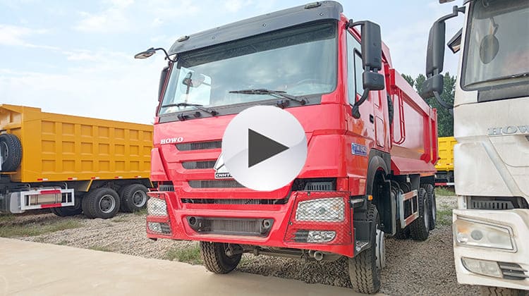 Cami&oacute;n volquete Howo 6x4 de segunda mano de CNHTC en venta en Guyana