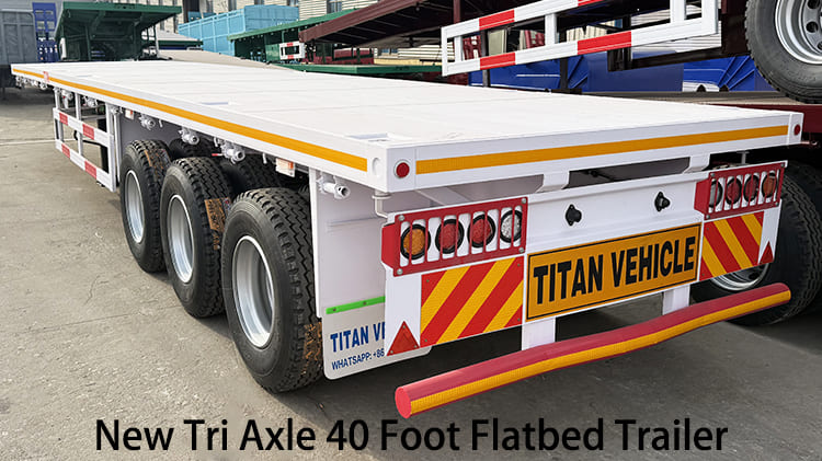 Nuevo remolque de plataforma de 40 pies y tres ejes a la venta en Guyana