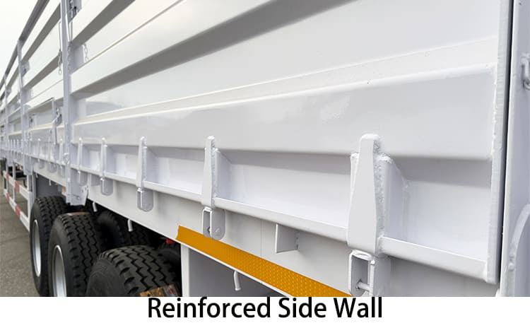 Remolque de tres ejes con paredes laterales | Semirremolque de pared lateral a la venta en Guyana