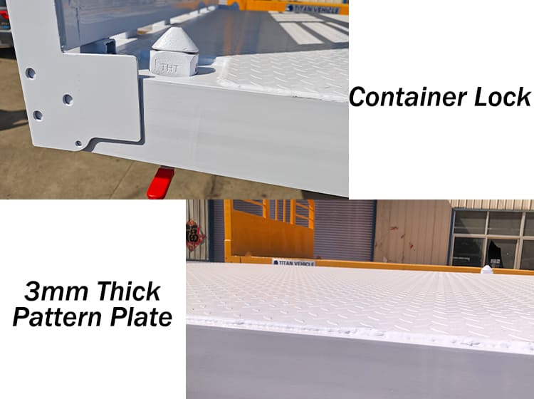 Semirremolque de plataforma de 40 pies en venta en México | Semirremolque de plataforma