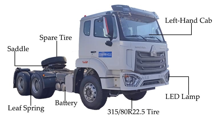 Camión tractor Sinotruk Howo 380 en venta en Paraguay