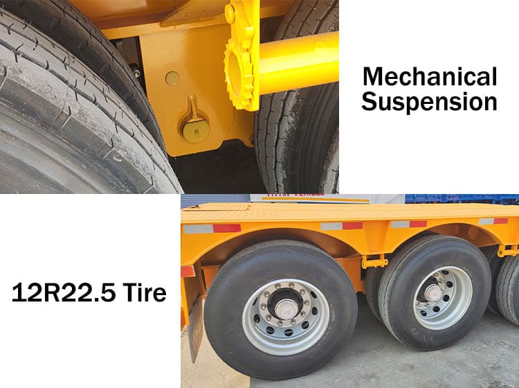 Remolque Lowboy de 3 ejes en venta en Paraguay