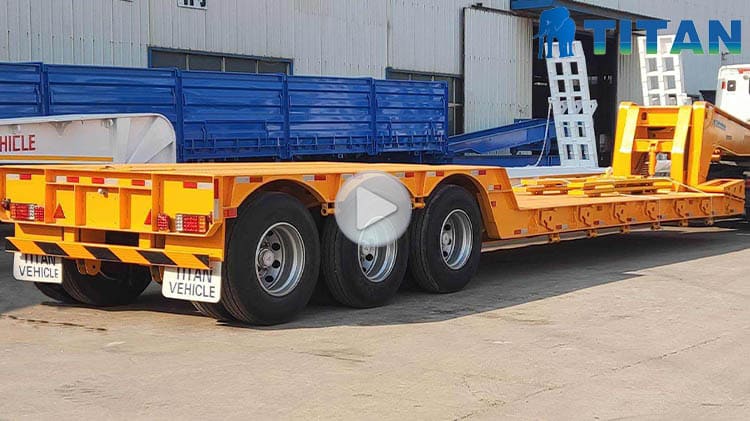 Remolque Lowboy de 3 ejes en venta en Paraguay