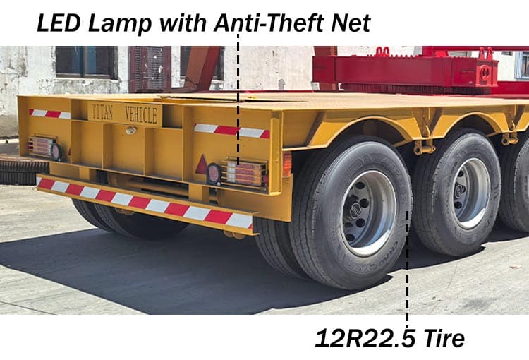 Remolque Lowboy RGN de 3 ejes en venta en Uruguay