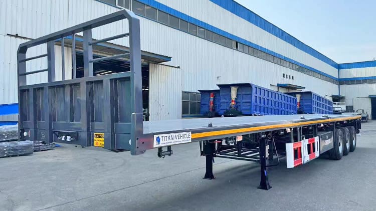 Remolque de plataforma de 40 pies en venta en Paraguay