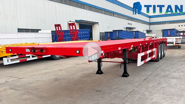 Remolque de plataforma de 3 ejes en venta en Argentina