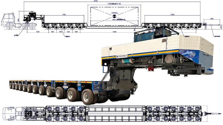Remolque Goldhofer de 12 ejes en venta en Argentina