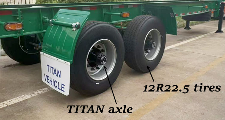 2 Axle Skeleton Trailer for Sale in Peru