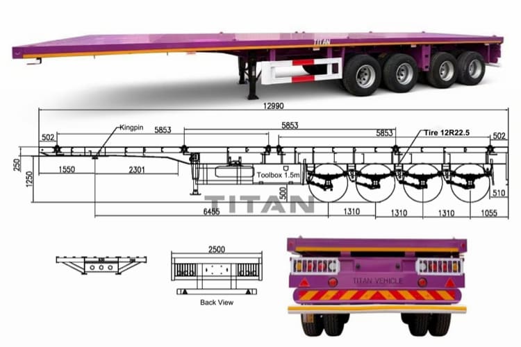Plataforma para remolque trailer en venta