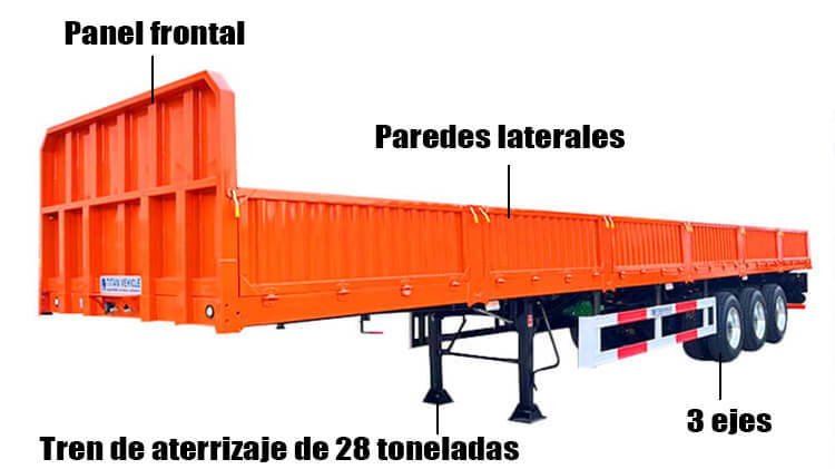 Semirremolque Rampla Plana Con Barand en Venta en México