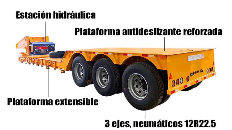 Lowboy Cama Baja 80 Toneladas en Venta en Chile