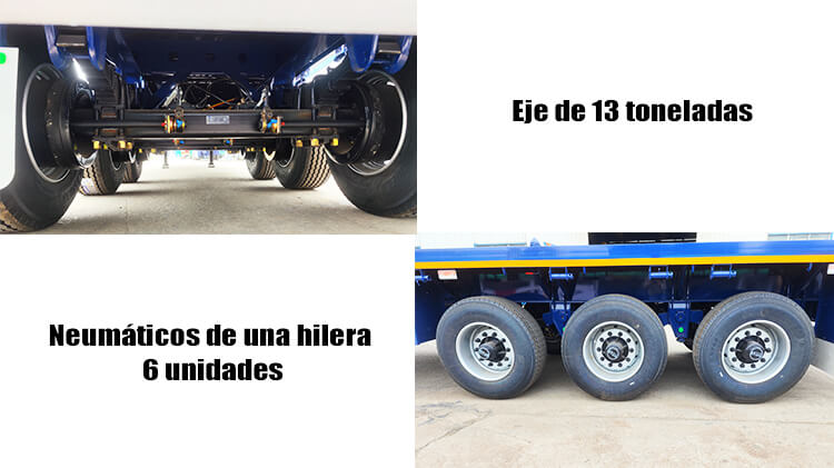 Semirremolque Plataforma Abierta de Llanta Sencilla en Venta en Guatemala