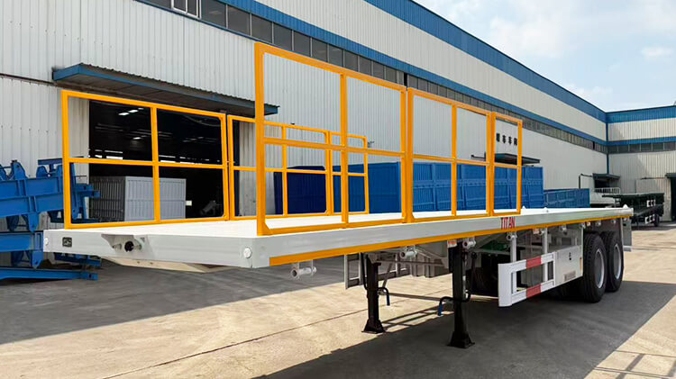 Remolque De Plataforma Plana Para Transporte De Madera en Venta en Chile