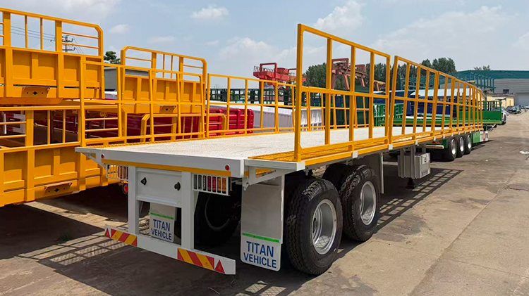 Remolque De Plataforma Plana Para Transporte De Madera en Venta en Chile