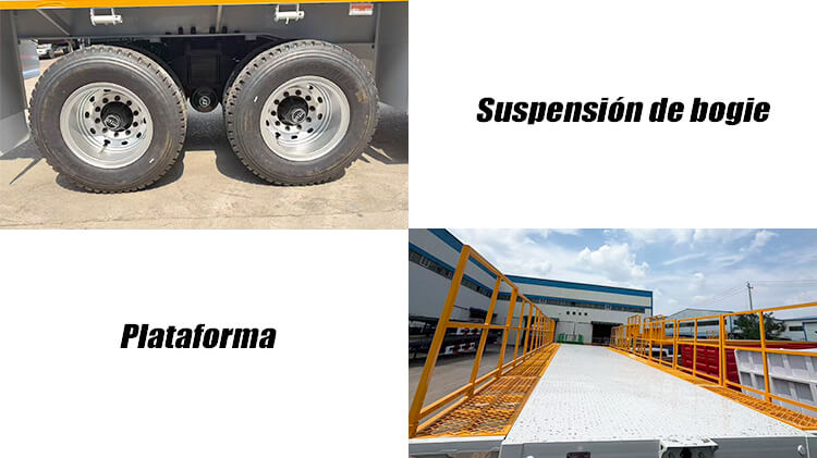 Remolque De Plataforma Plana Para Transporte De Madera en Venta en Chile