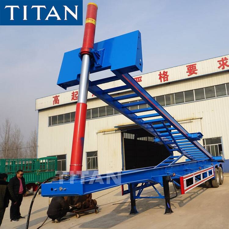 Tipping chassis semi trailer