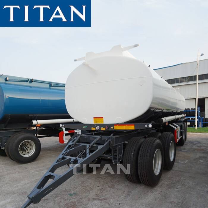 Remolque completo de cisterna de combustible