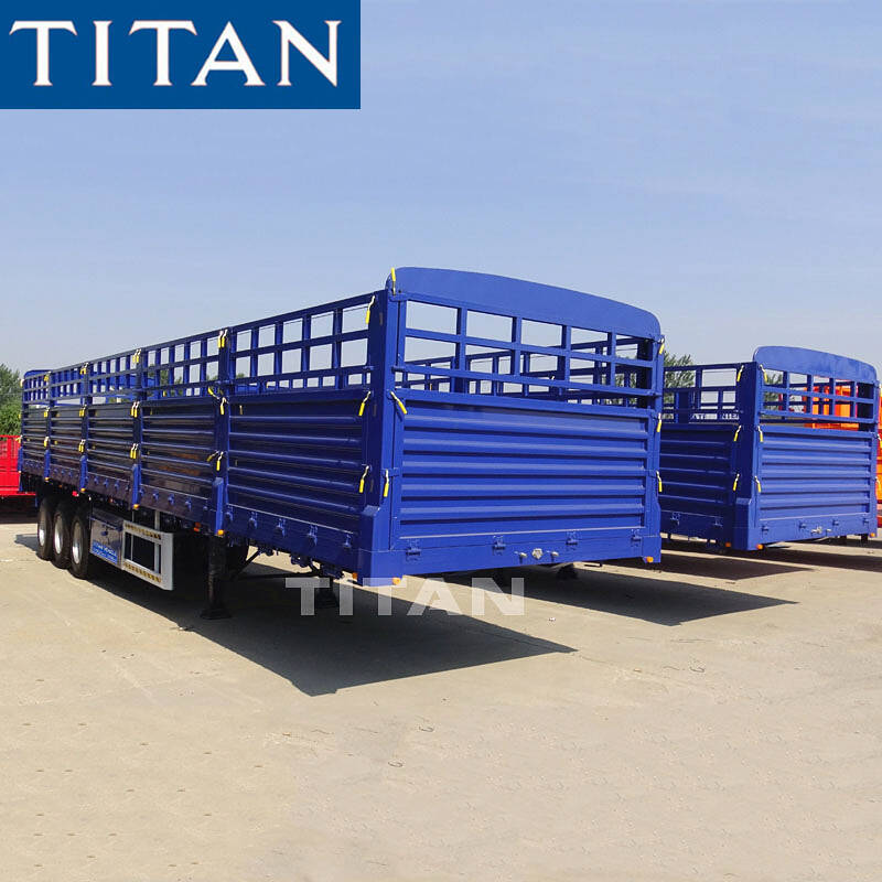 Remolque de transporte de animales de 60 toneladas