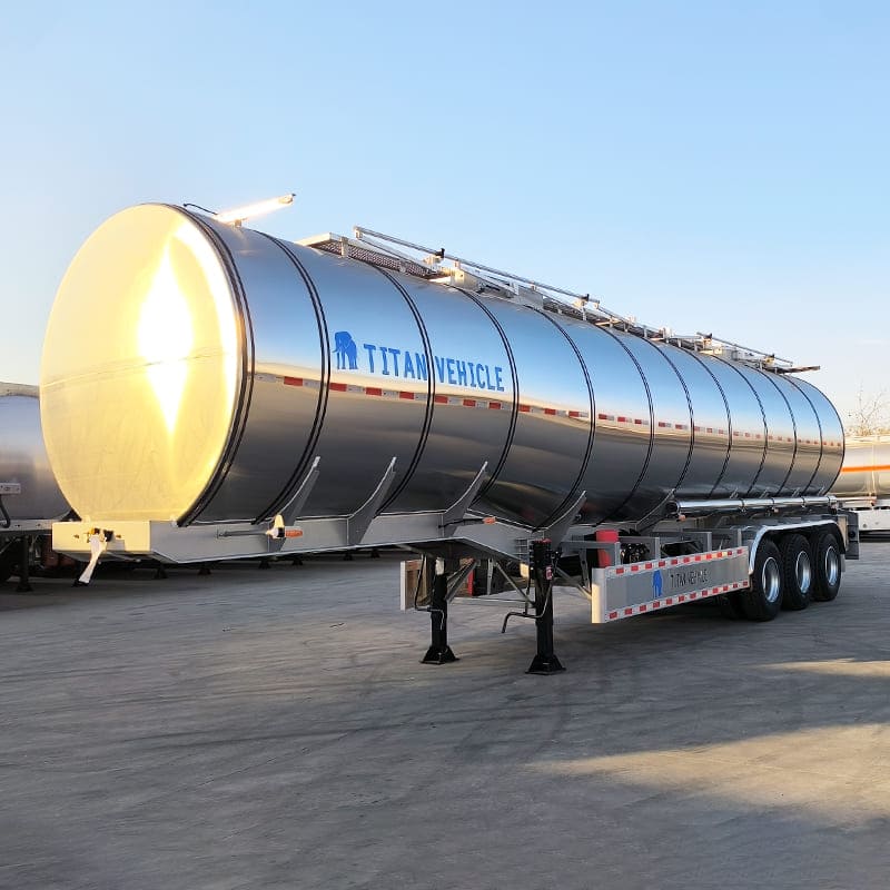 Remolque cisterna de aluminio de 45000 litros