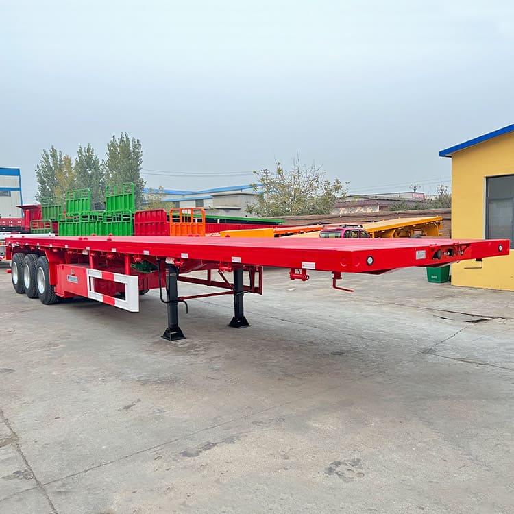 Remolque de plataforma de 3 ejes