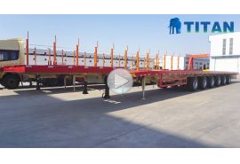 Remolque 6 ejes con cuchilla extensible 62m